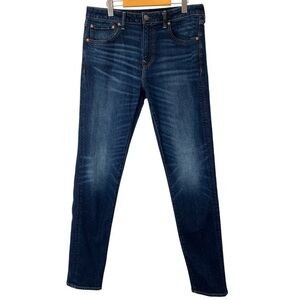 American Eagle Jeans Mens 34x33 Blue Dark Wash Athletic Fit